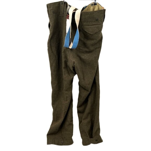 Vintage Miller & Gabbe LTD Battledress Wool Trouser Pants - Picture 3 of 7